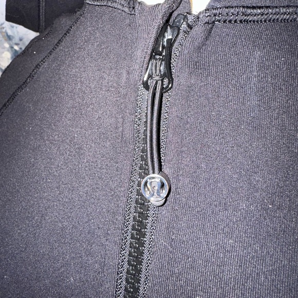 Lululemon Athletica Black Hooded Jacket - Picture 2 of 6
